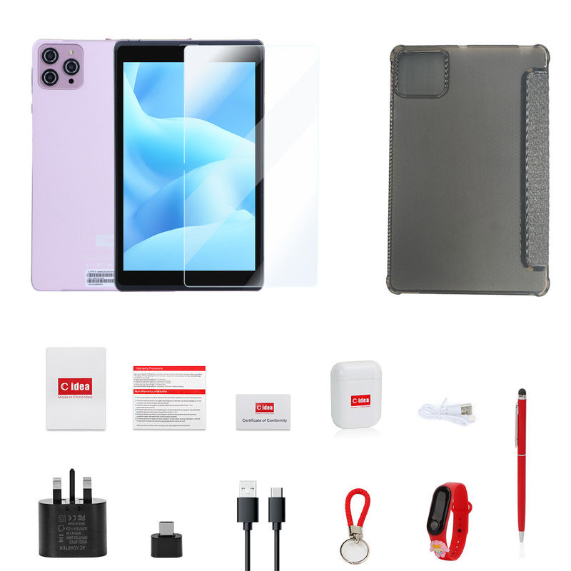 C Idee 8 Zoll Android 12 Tablet 8000mAh Batterie 5+8MP Kamera 8GB RAM 512GB ROM für Bildung Lernen CM818-rosa