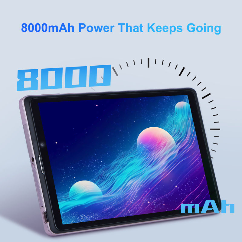C Idee 8 Zoll Android 12 Tablet 8000mAh Batterie 5+8MP Kamera 8GB RAM 512GB ROM für Bildung Lernen CM818-rosa