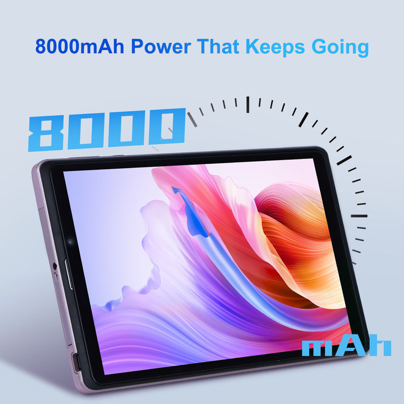 C Idee 8 Zoll Android 12 Tablet 8000mAh Batterie 5+8MP Kamera 8GB RAM 512GB ROM für Bildung Lernen CM818-rosa