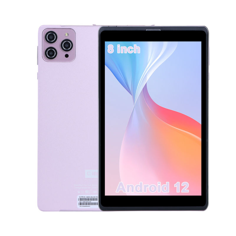 C Idee 8 Zoll Android 12 Tablet 8000mAh Batterie 5+8MP Kamera 8GB RAM 512GB ROM für Bildung Lernen CM818-rosa
