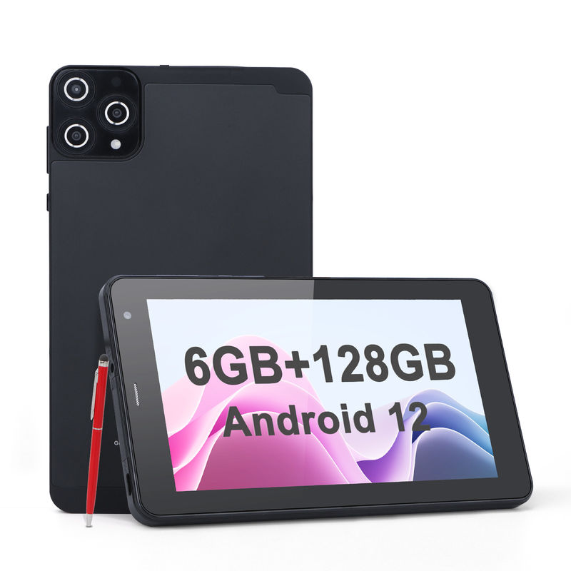 C Idea Android Tablets 6+128GB Quad Core 7 Zoll Tablet PC für Studenten CM515 ((Schwarz)
