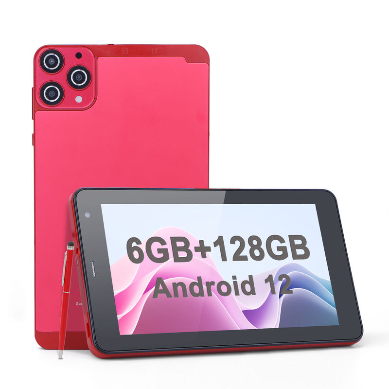 C Idee 7 Zoll kleine Tablets Quad-Core WiFi 5G Android Tablet PC für Bildung CM515 ((Rot)