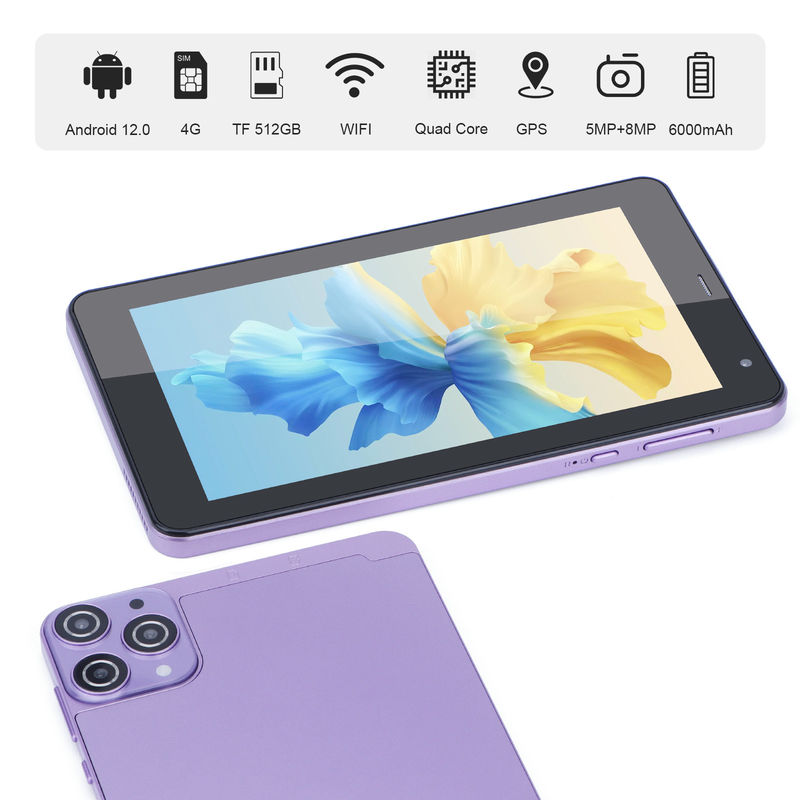 C Idea Mini 7 Zoll Android-System WiFi 5G Bildungstablet für Studenten CM515 ((Purple)