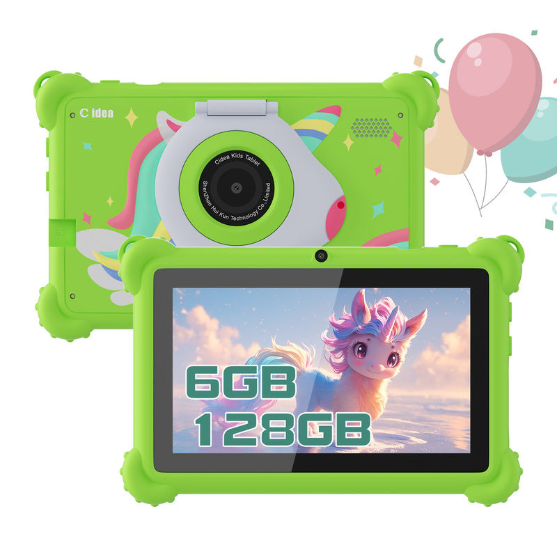 C Idea 7 Zoll WIFI Kidspad Android System 6+128GB Tablet für Kinder mit Proof Case CM88