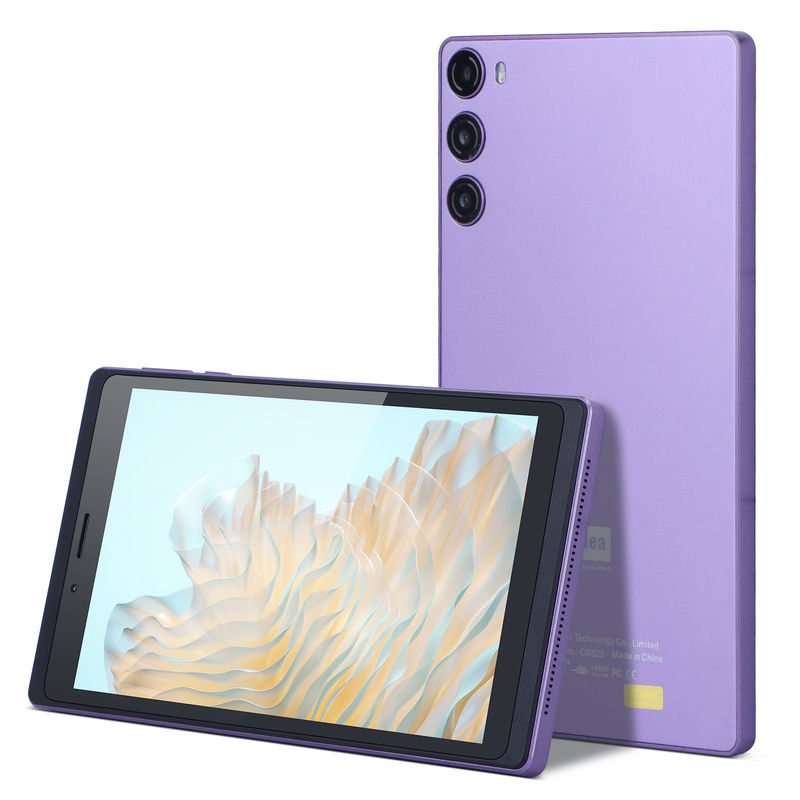 C Idea Portable 7 Zoll Smart Tablet PC mit Sim 6 GB 128 GB Bildung für die Schule CM525 ((Purple)