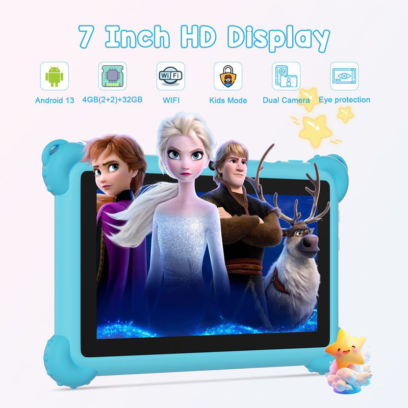 C Idea Android 13 Kids Tablet 4 ((2+2) + 32GB Vorinstalliertes IWAWA Bildungstablet für Studenten CM91