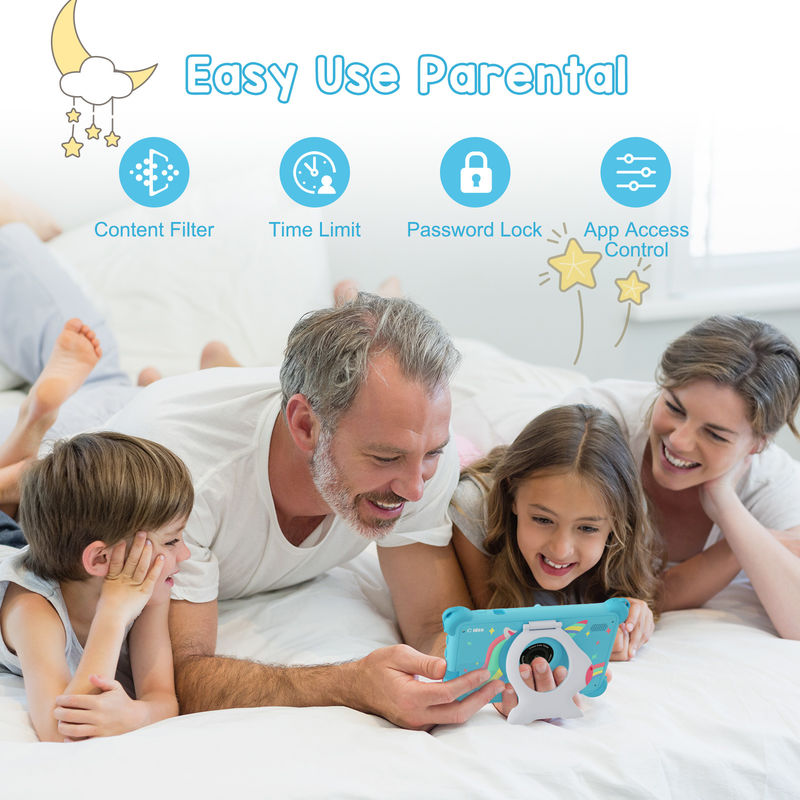 C Idea Android 13 Kids Tablet 4 ((2+2) + 32GB Vorinstalliertes IWAWA Bildungstablet für Studenten CM91