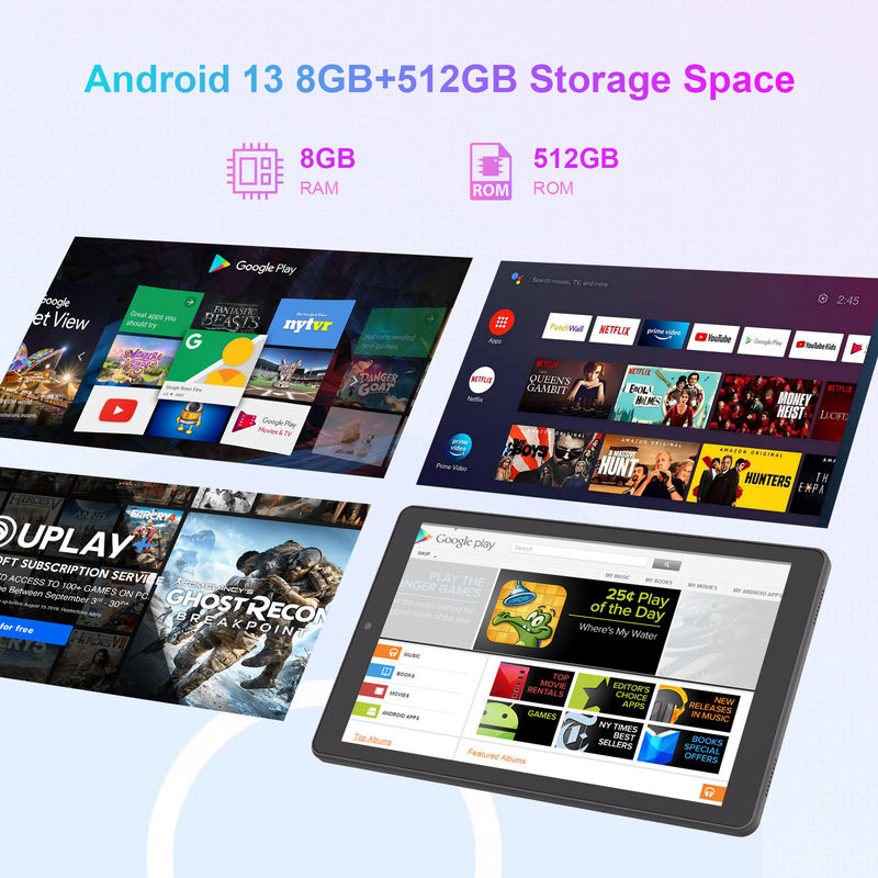 C Idea Android Tablet 800x1280 IPS Bildschirm Smart Tablet PC mit Sim für Bildung CM935 Schwarz