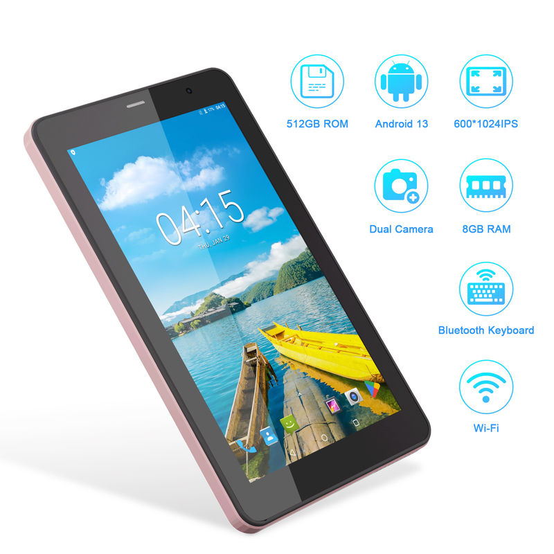 C Idea 7 Zoll Tablet mit SIM Wifi Android Tablet PC für Studenten CM518 Pro Pink