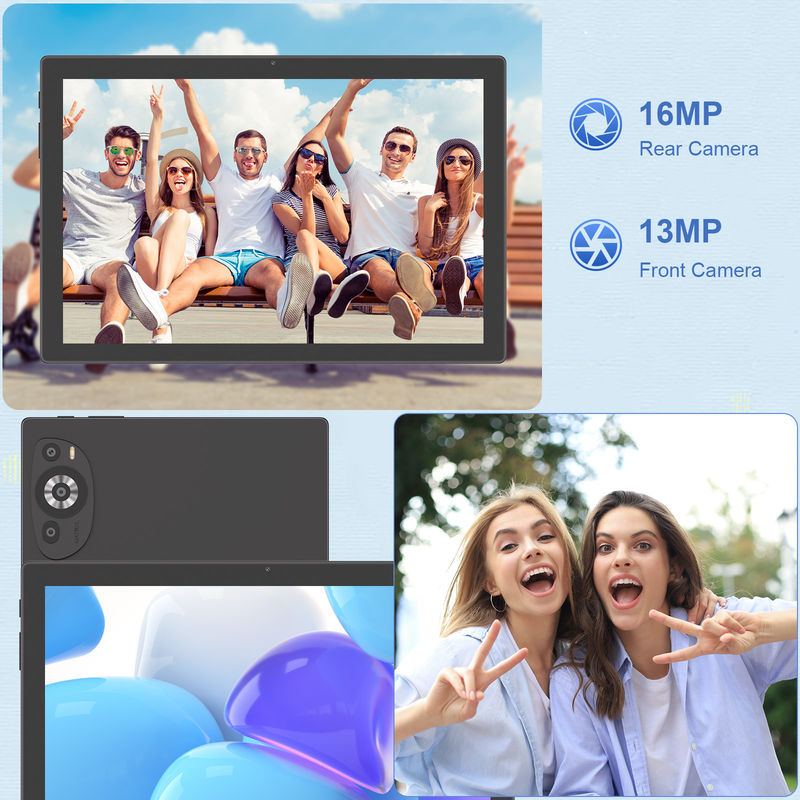C Idea 10,1 Zoll Wifi Bildungs-Android Tablet PC mit Sim-Unterstützung Tastatur M8200 Plus Schwarz