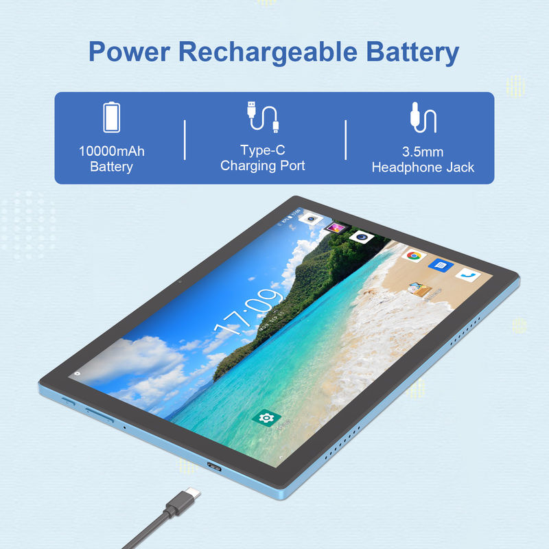 C Idea Android 14 Touchscreen 10,1 Zoll Tablet mit Tastatur und Stift CM8200plus Blau