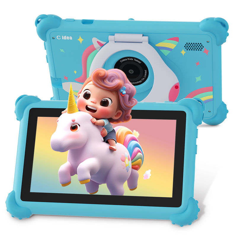 Neueste Tabletten C Idea 4+32GB Android 13 Tablet Kidspad mit Bildungs-APP CM91 blau