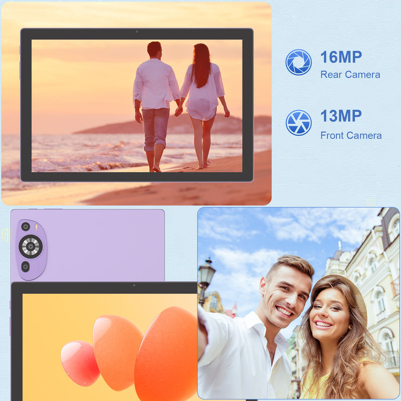 C Idea 10 Zoll Android 14 Bildungs-Tablet 512 GB für Studenten mit SIM-Unterstützung CM8200Plus Lila