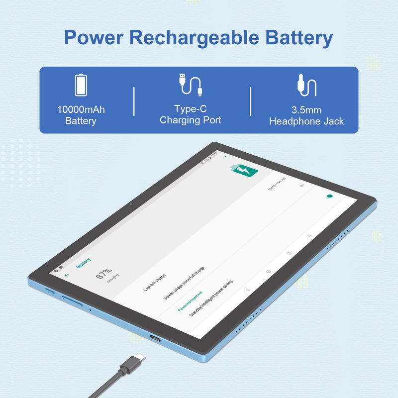 C Idea Android 14 Touchscreen 800*1280 IPS Incell 10,1 Zoll Tabletten mit Stift CM8200plus Blau