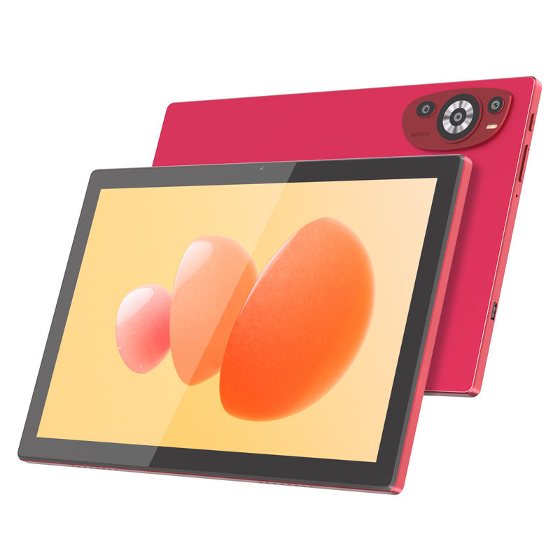 C Idea 10,1 Zoll Android 14 Smart Tablet PC mit Dual SIM Unterstützung CM8200Plus rot