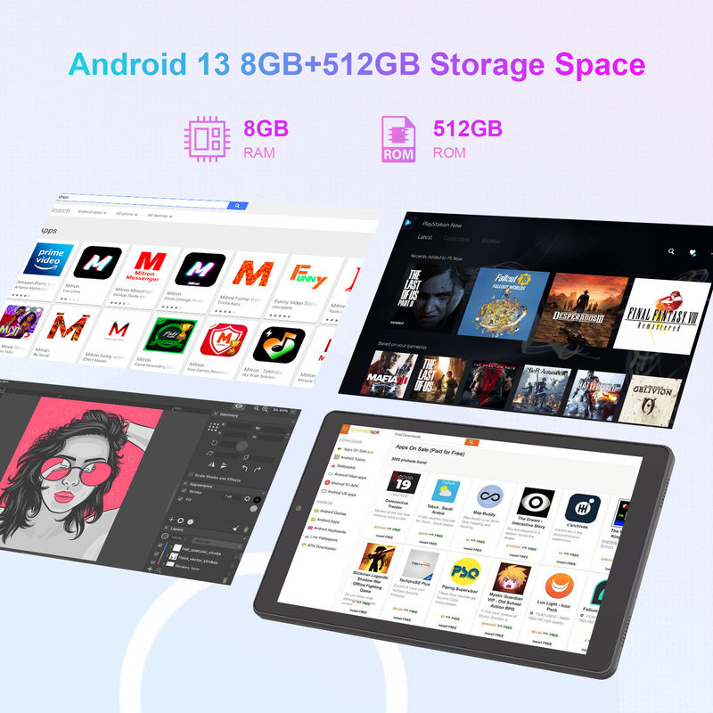 C Idea Android Tablet 800x1280 IPS Bildschirm 9 IN Smart Tablet PC mit Sim für Bildung CM935 Schwarz