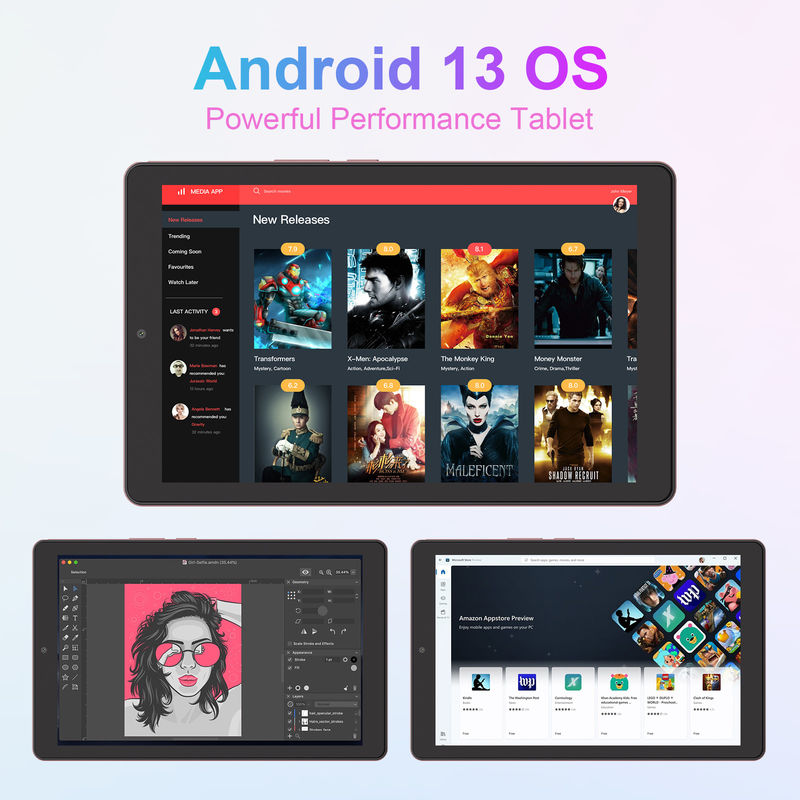 C Idee Android Tablet IPS Bildschirm mit SIM-Unterstützung 9 Zoll Tablet PC für Jugendliche CM935 rosa