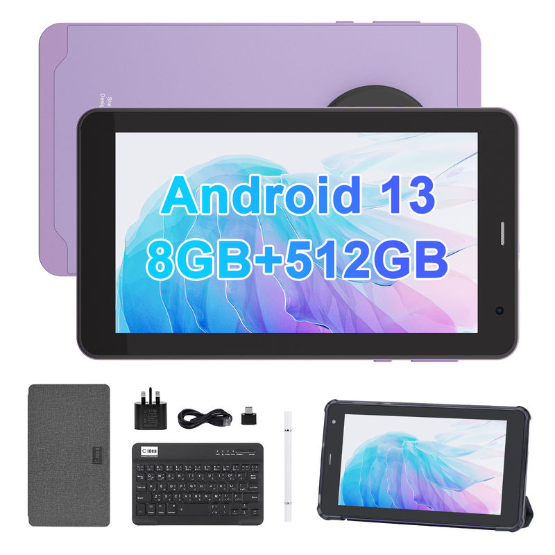 C Idea Android 13 mit 6000mAh 7 Zoll Tabletten Bildungs Tablet PC CM518 Pro Purple