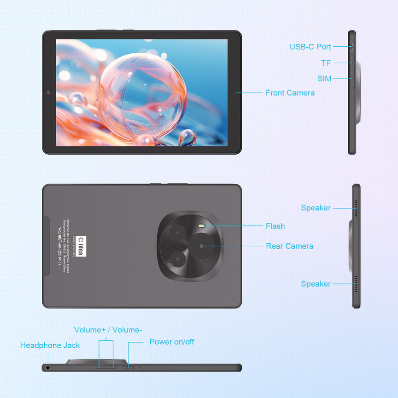 C Idea Android Tablet IPS-Bildschirm Smart Tablet PC mit Sim Für Studierende CM935 Schwarz