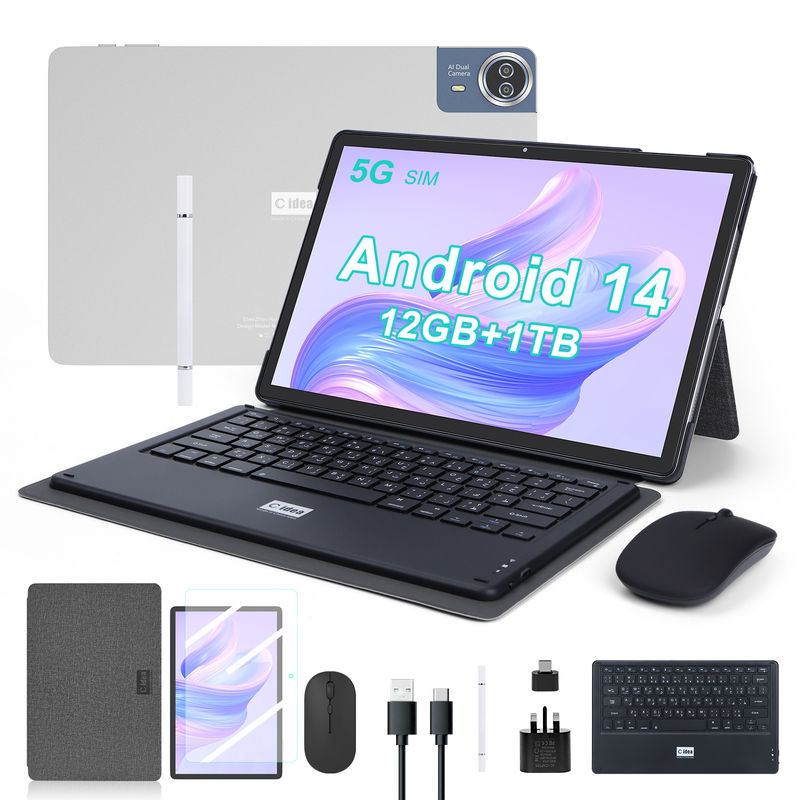 C Idea 14 Zoll Tablet Langlebige Batterie Bildungstablet für Studenten CM14000 Plus Grau