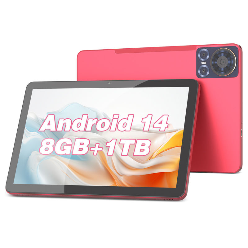 C Idea Tablet 10,1 Zoll 5G LTE Tablet Touchscreen Tablet PC für Unterhaltung CM8300 Plus Rot