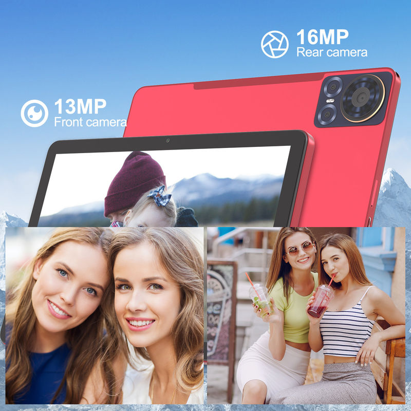 C Idea Tablet 10,1 Zoll 5G LTE Tablet Touchscreen Tablet PC für Unterhaltung CM8300 Plus Rot