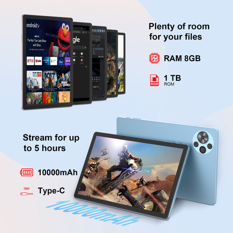 C Idea 10,36 Zoll Android 14 Tablet 2k Bildschirm Smart Tablet PC CM10500 Plus Blau