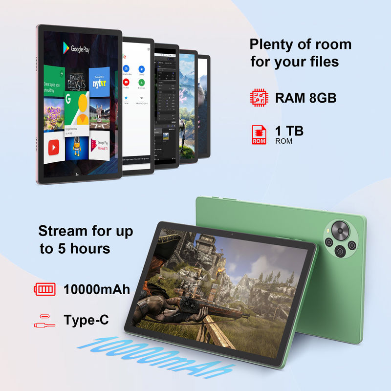 C Idea Neueste 10,36 Zoll Touchscreen Android Tablet mit Dual SIM CM10500 Plus grün