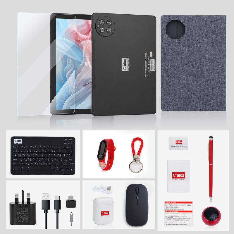 C Idee 10000mAh Batterie 8GB+512GB 10,1 Zoll Smart Tablet mit Bluetooth Tastatur CM8500