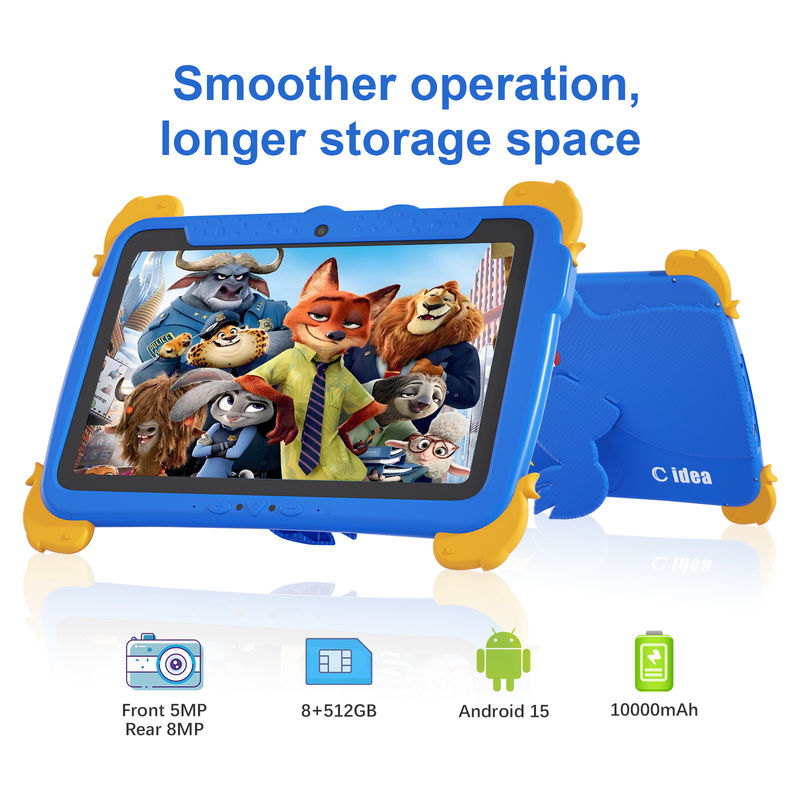 C-Idee 10,1-Zoll-Tablet Kidspad Android 15 Vier-Kern-Prozessor und Elternkontrolle CM10000plus