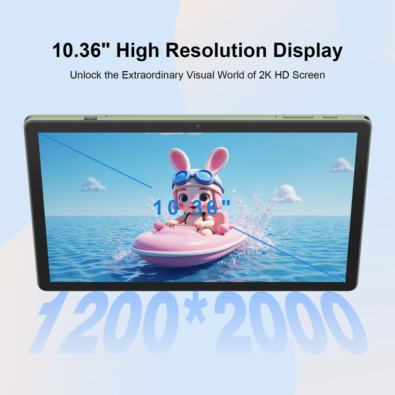 C Idea 10,36 Zoll Android 14 Tablet PC Lern-Tablet für Schüler mit Dual-SIM-Funktionalität