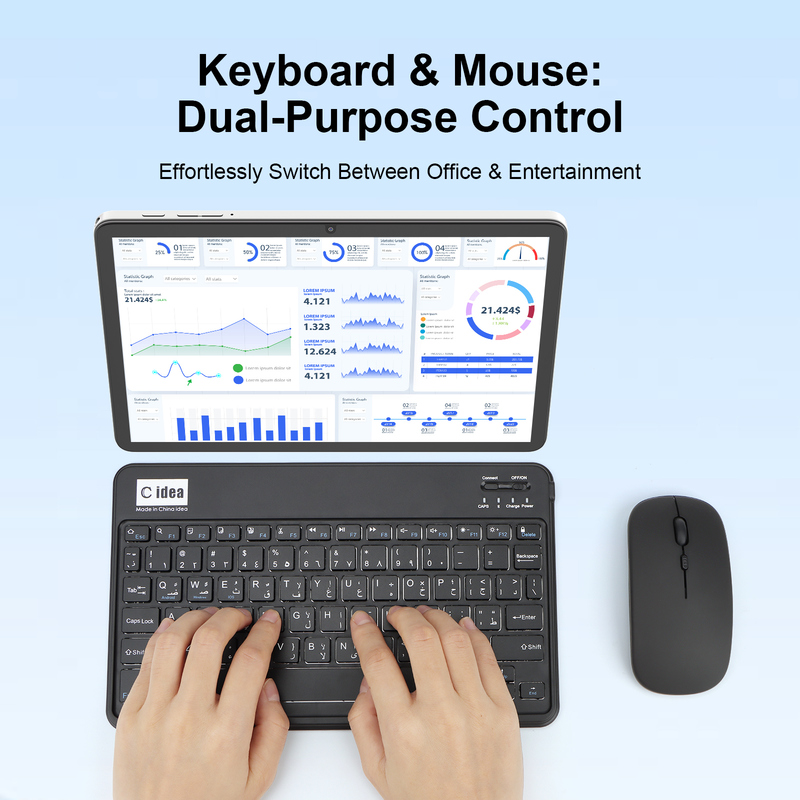 C Idea 10,1 Zoll SIM Tablet WIFI Android Tablet mit Stylus Pen CM8800plus Silber