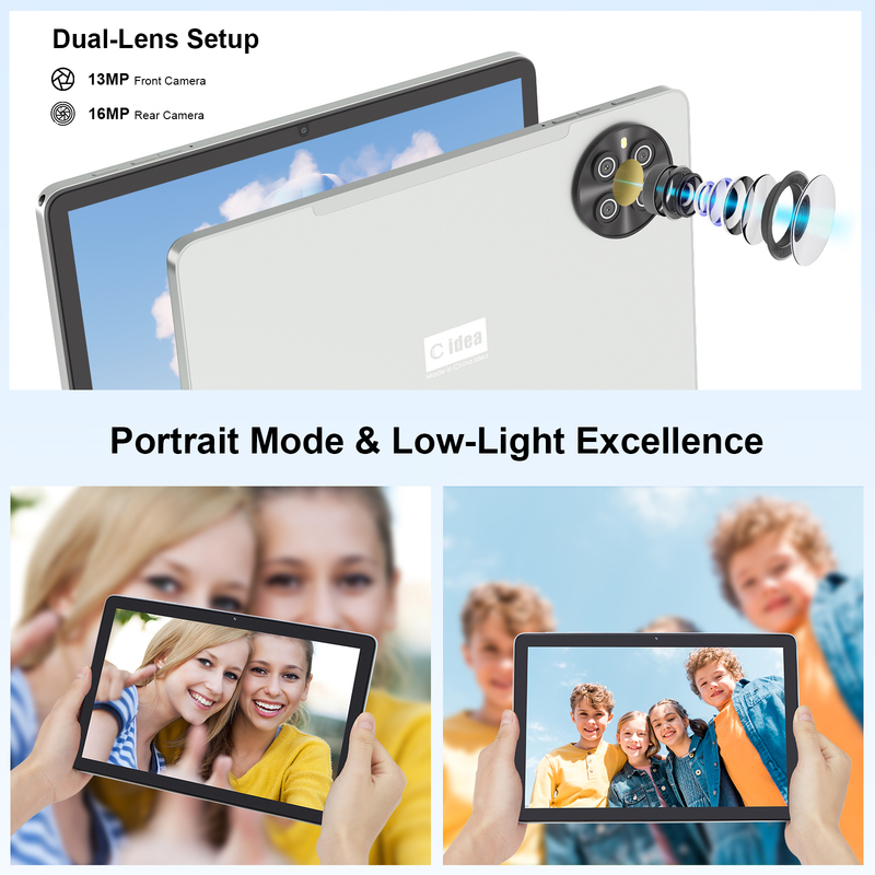 C Idea 10,1 Zoll SIM Tablet WIFI Android Tablet mit Stylus Pen CM8800plus Silber