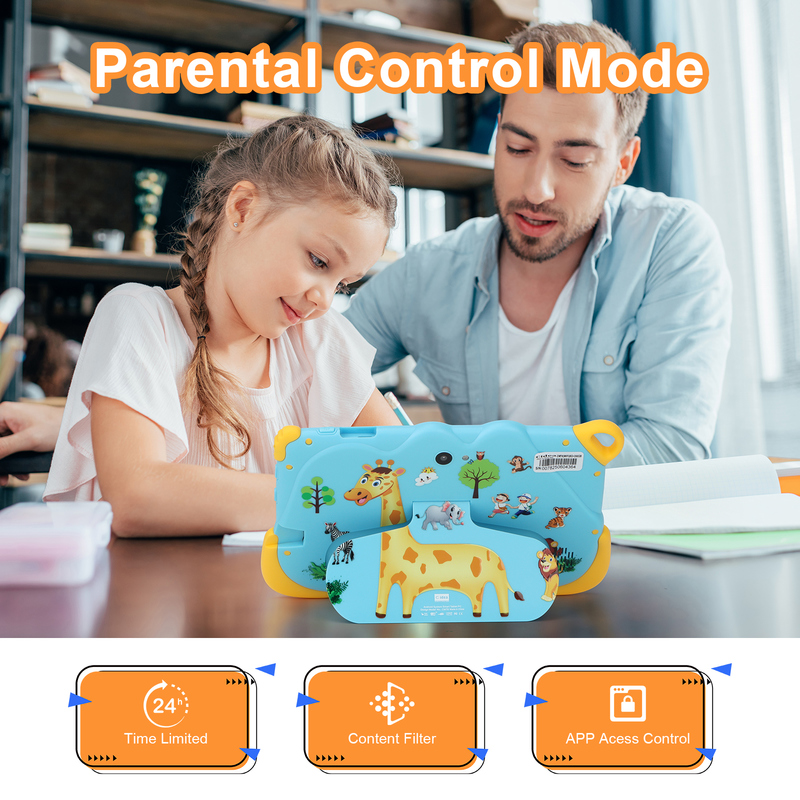 C Idea 7 Zoll Android 15 Lern-Smart-Tablet für Schüler CM78 blau