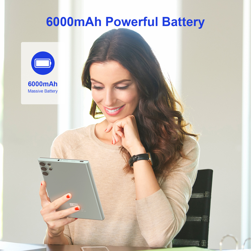 C-Idee 7 Zoll Wifi Tablet mit Gehäuse 8+256GB Speicher Quad-Core Prozessor 600x1024 IPS Touchscreen CM524 grün