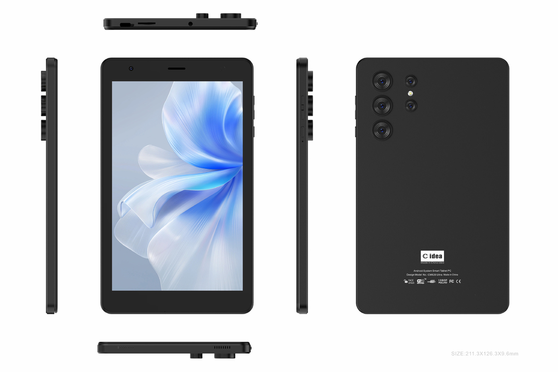 C-Idee 8 Zoll Wifi Tablet mit 8+512 GB Speicherplatz MTK6737 Quad-Core Prozessor 800x1280 IPS Touchscreen CM826