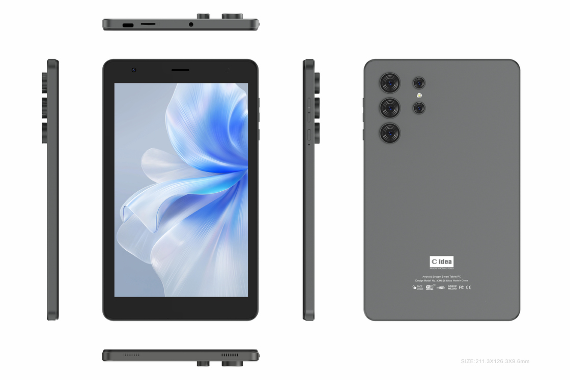 C-Idee Jugend 8 Zoll Tablet Android 13 mit Blaulichtbildschirm, WLAN, 32 GB + 64 GB, 800 * 1280 IPS Incell CM826
