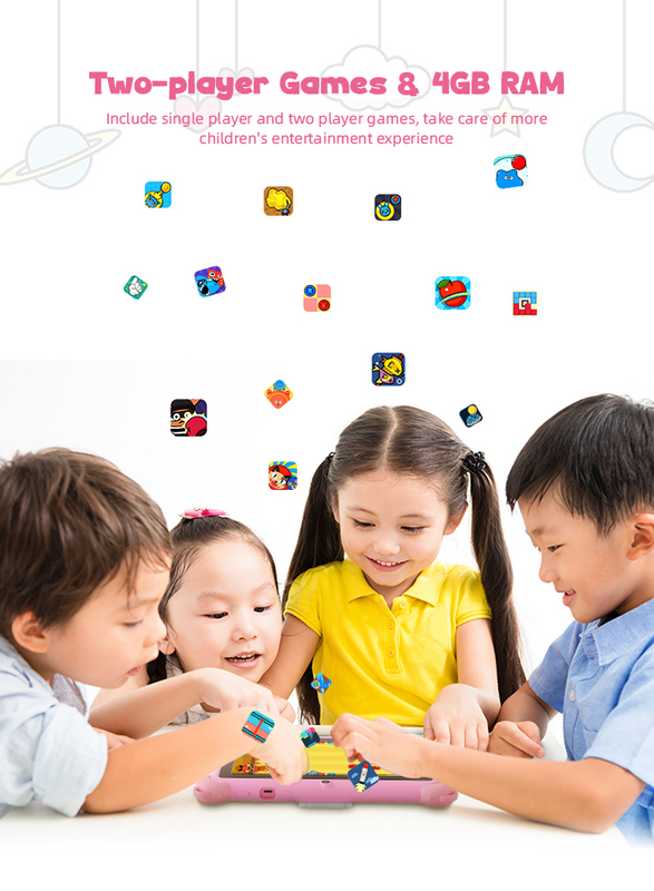 C Idea 7 Zoll Android 14 Lern-Smart-Tablet für Schüler CM88 pink