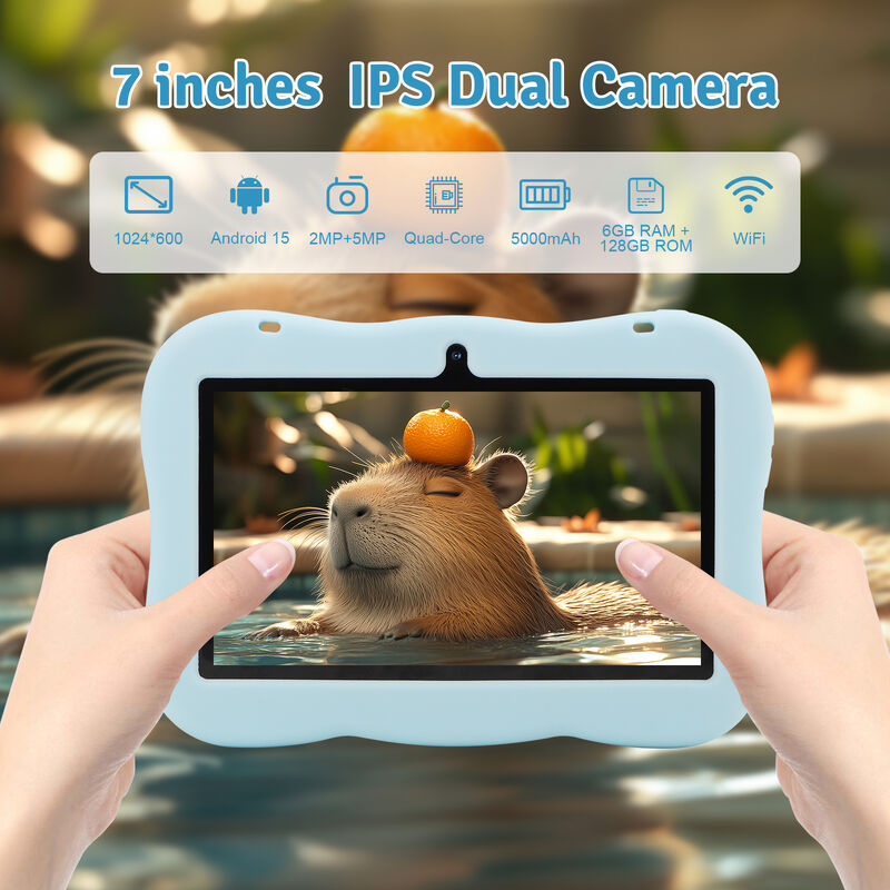 C Idea Youth 7 Inch Tablet Android 15 mit TF-Kartenslot, WiFi,6GB +128GB, 1024*600 IPS Incell CM66