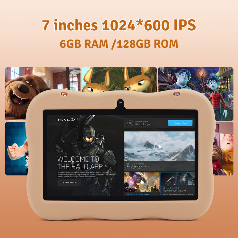 C Idea Youth 7 Inch Tablet Android 15 mit TF-Kartenslot, WiFi,6GB +128GB, 1024*600 IPS Incell CM66