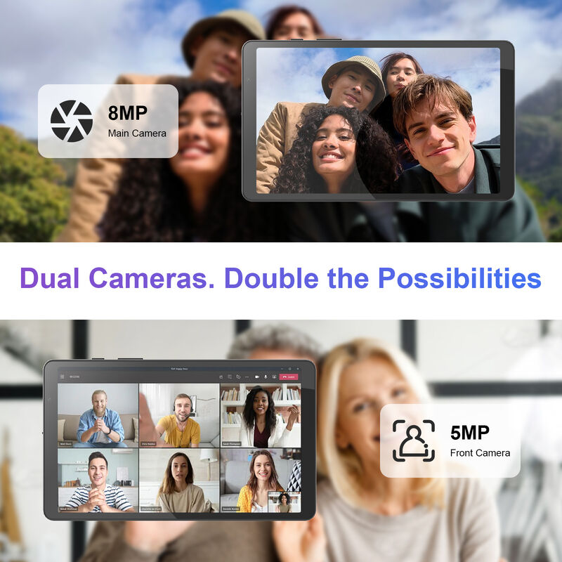 C-Idee 8 Zoll Smart Tablet PC mit Tastatur 8 GB RAM+512 ROM 800*1340 IPS Incell Touchscreen Anzeige grau CM866