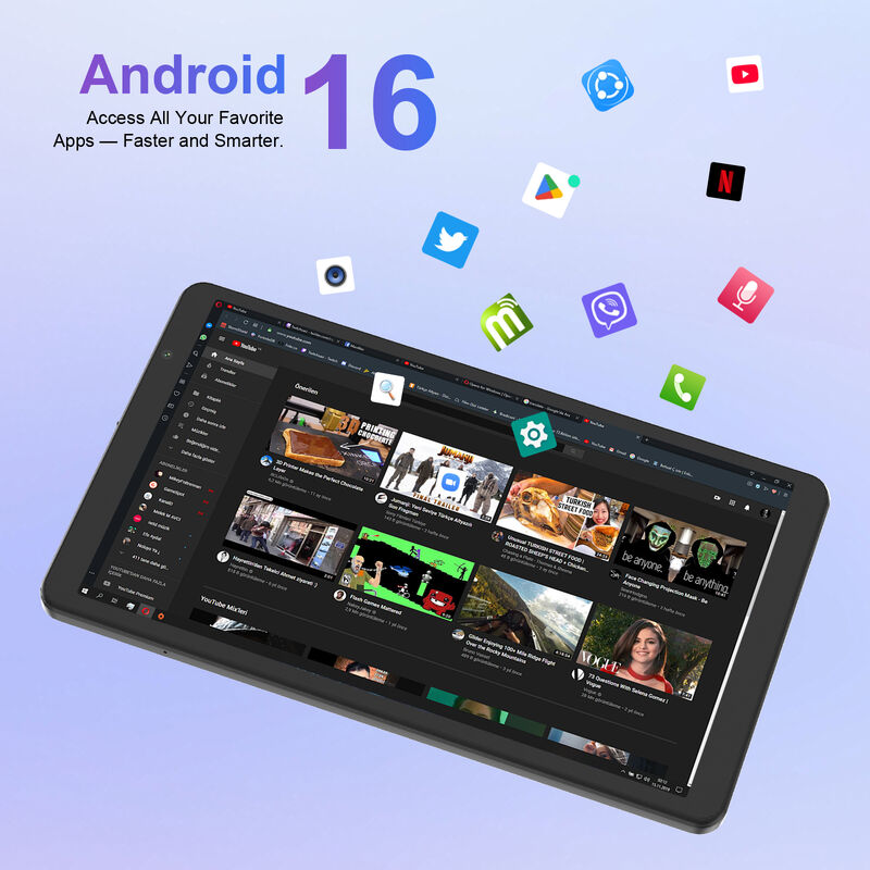 C-Idee 8 Zoll Smart Tablet PC mit Tastatur 8 GB RAM+512 ROM 800*1340 IPS Incell Touchscreen Anzeige grau CM866