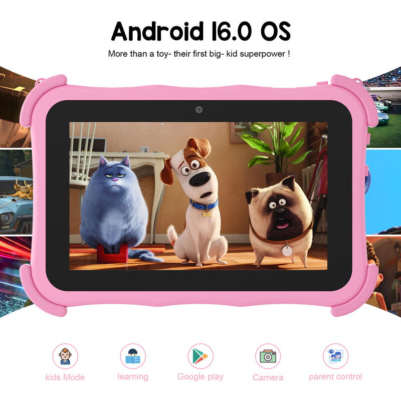 C-Idee Jugend 7 Zoll Tablet Android 16 mit TF-Kartenslot, WiFi,8 GB + 256 GB, 1024 * 600 CM89