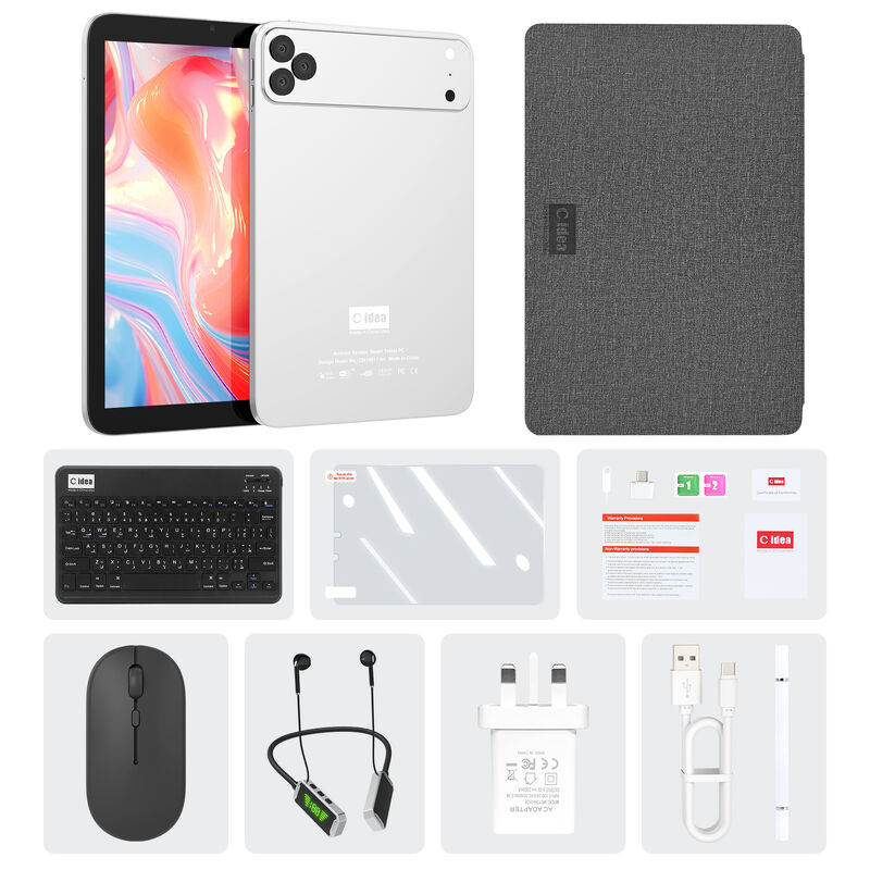 C Idee 10,1 Zoll Android WiFi Touchscreen blaues Tablet PC mit 5G Tastatur Quad-Core CM10017Air