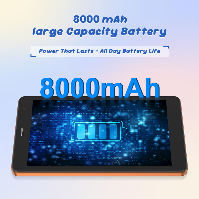 C idea 7 Zoll Wifi Tablet mit Hülle 8+256GB Speicher Quad-Core-Prozessor 600x1024 IPS Touchscreen CM517 air