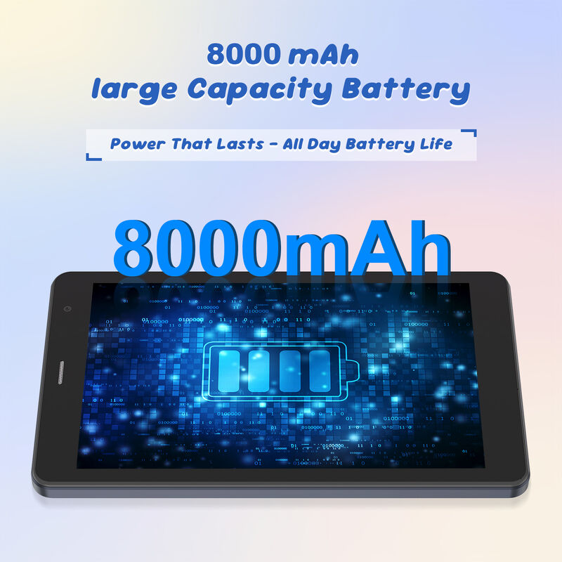 C idea 7 Zoll Wifi Tablet mit Hülle 8+256GB Speicher Quad-Core-Prozessor 600x1024 IPS Touchscreen CM517 air