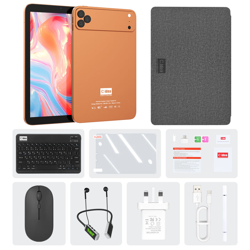 C Idea 10,1 Zoll SIM Tablet WIFI Android Tablet mit Stylus Pen CM10017air Orange