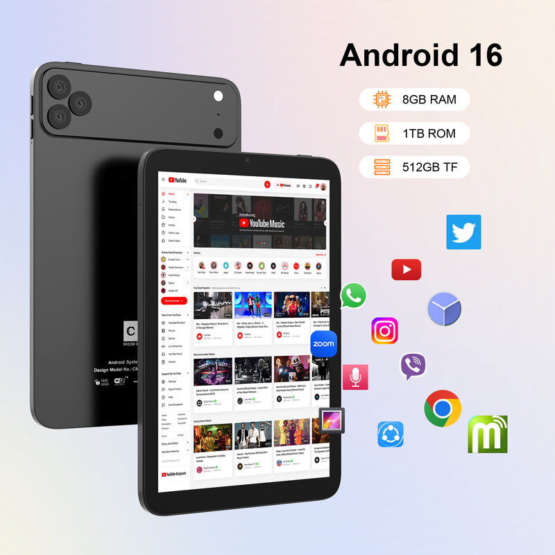 C Idea 10,1 Zoll Tablet PC mit SIM WLAN Android Tablet für Bildung CM10017air Schwarz