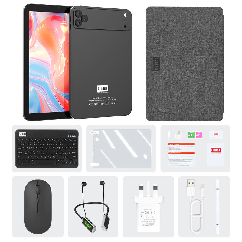 C Idea 10,1 Zoll Tablet PC mit SIM WLAN Android Tablet für Bildung CM10017air Schwarz