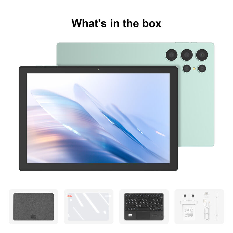 C Idea 10 Zoll Android Tablet Snapdragon CPU mit Tastatur für Studenten CM9000ultra Grün